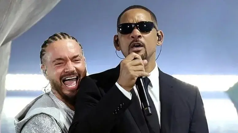 Will Smith dio la sorpresa en Coachella al cantar junto a J Balvin “Men in Black»