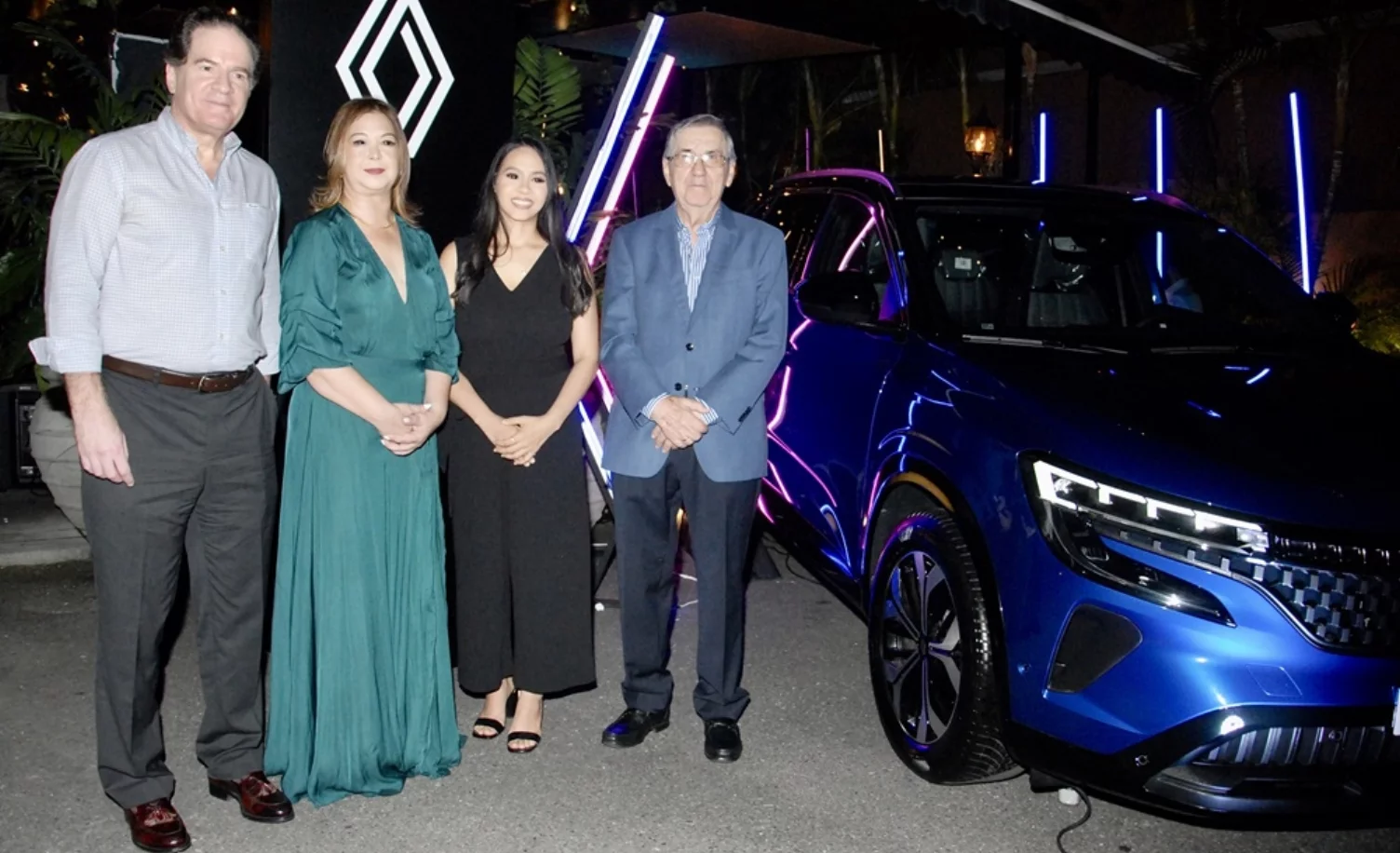 Manuel Corripio, Kendy Villalona, Maxdamy Gómez y Miguel Miranda.