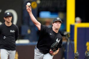 Gerrit Cole se enfrenta a los bateadores por primera vez desde los entrenamientos de primavera