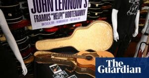 Guitarra perdida de John Lennon se vende por $2.85 millones