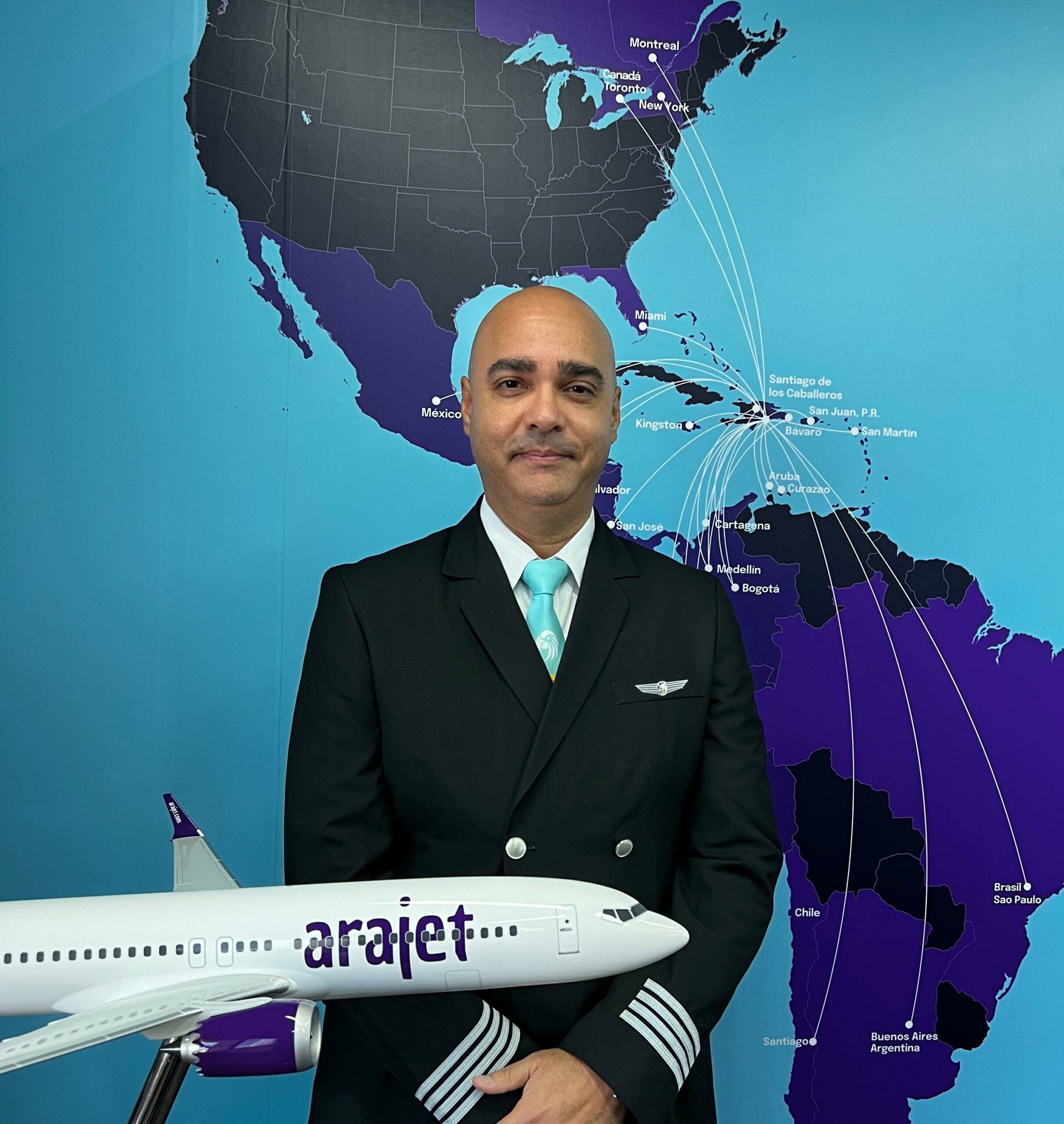 Arajet designa José Abel Marte como nuevo jefe de piloto
