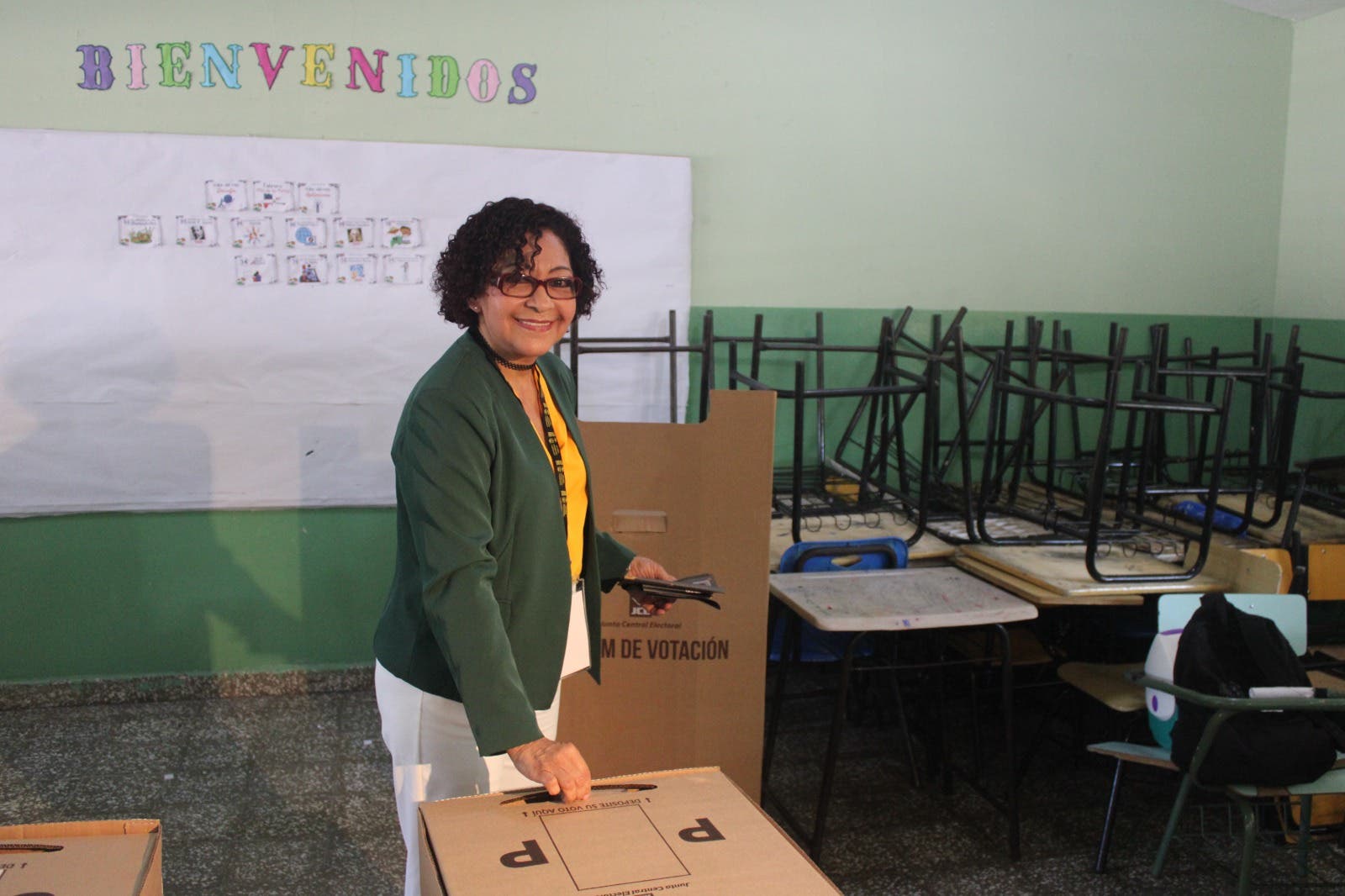 María Teresa Cabrera pide a la gente votar de forma cívica
