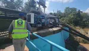 Apagan bombas del canal La Vigía por crecida del río masacre; productores reciben agua