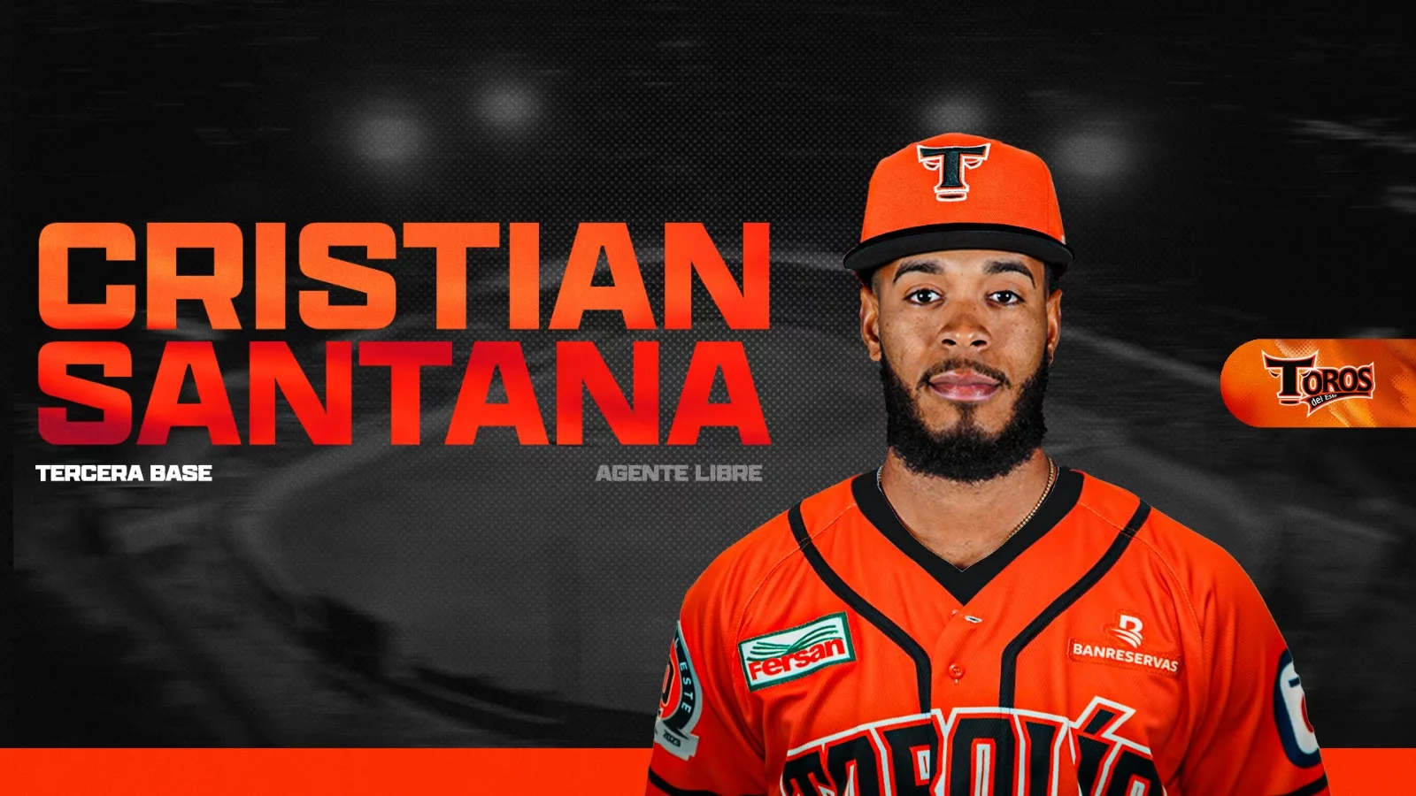 Toros firman al infielder Cristian Santana desde la agencia libre