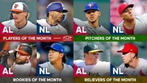 Berríos, Ranger y Mookie entre los premiados de marzo/abril