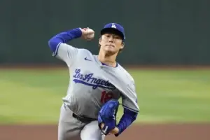 Yamamoto lanza seis entradas en blanco y Pages conecta un jonrón de 2 carreras para liderar a los Dodgers