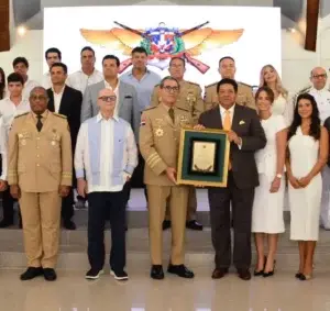 Frank Jorge Elías, reconocido por aportes cuerpos castrenses