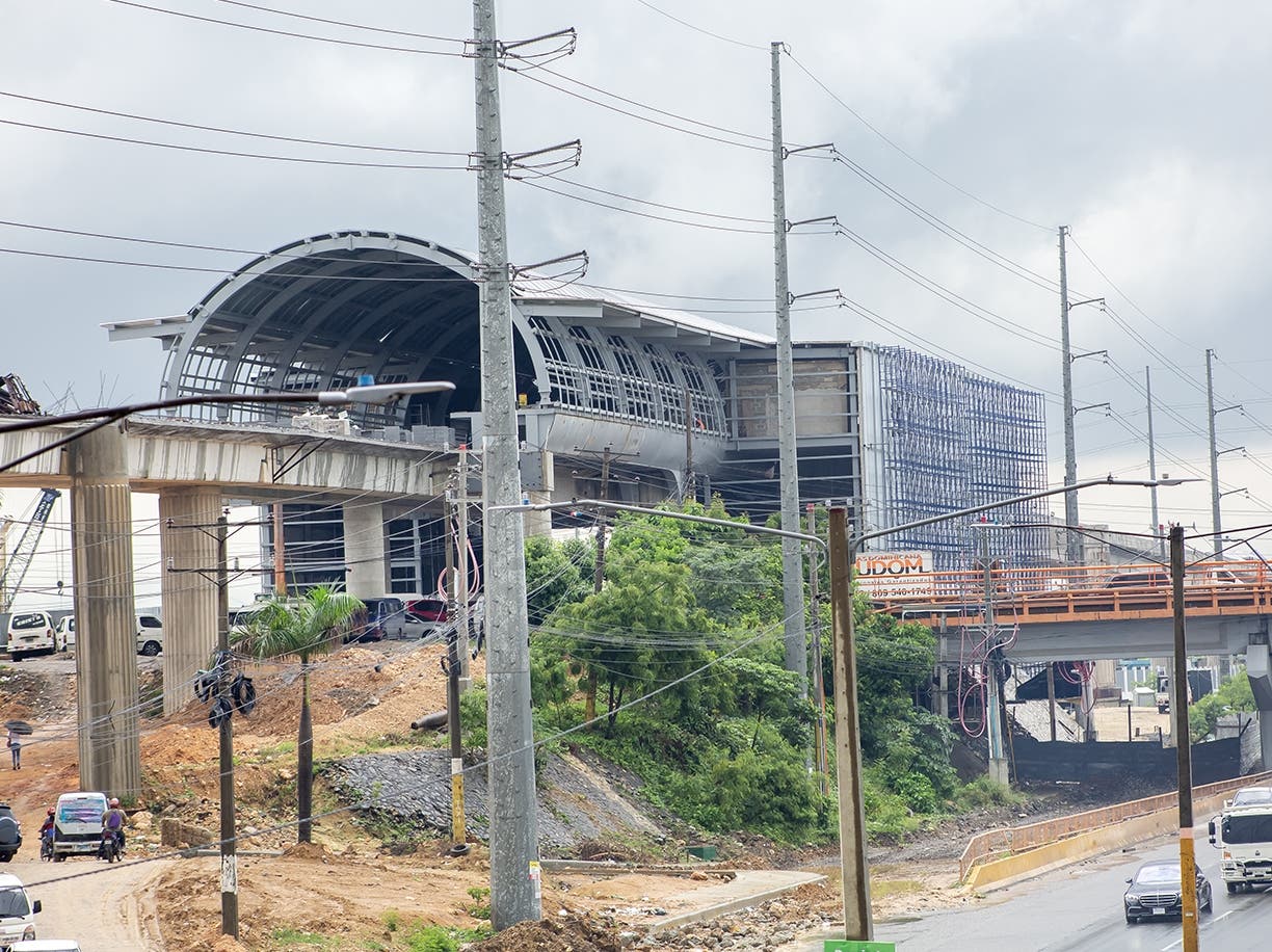 Tramo 2C del Metro Los Alcarrizos registra un 83 % de obra civil