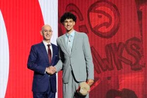 Los Atlanta Hawks eligen al francés Zaccharie Risacher como número uno del draft de la NBA