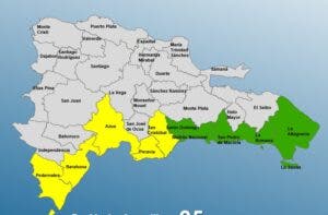 COE incrementa 5 provincias en alerta amarilla y mantiene 5 en verde ante huracán Beryl