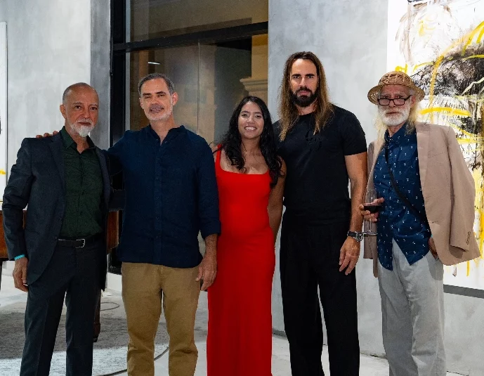 Bismarck Victoria, Limber Vilorio,  Faracci Amaro, Aquiles Azar Billini y Orlando Menicucci.