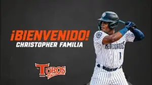 Toros adquieren a Christopher Familia desde las Estrellas