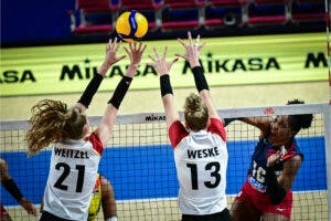 Voleibol RD derrota 3-1 a Alemania en continuación Liga de Naciones