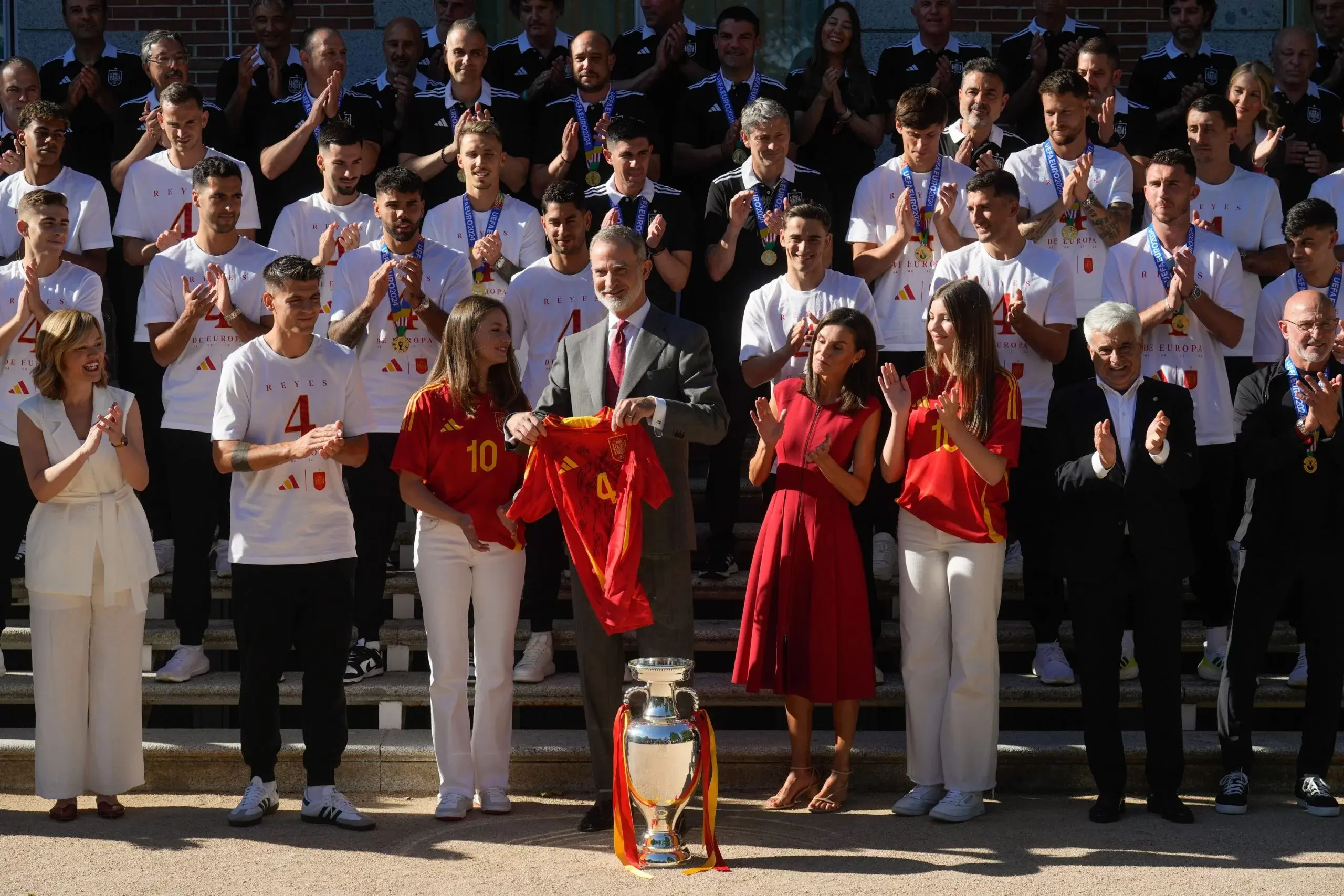 Rey Felipe VI recibe a la selección española