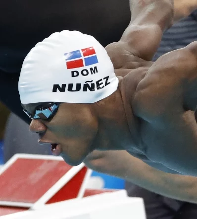 Javier Núñez, octavo en 100 metros libres