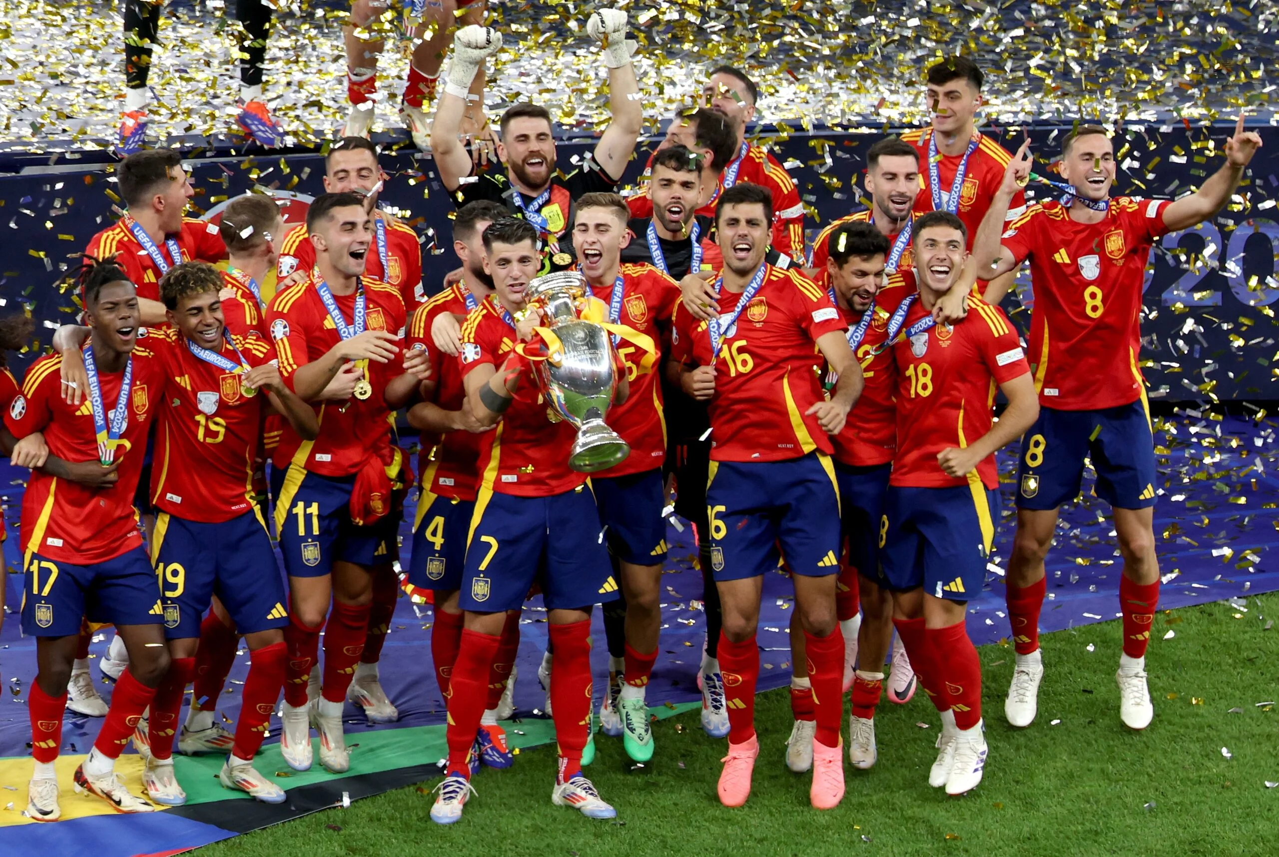 Imágenes de las final de la Eurocopa