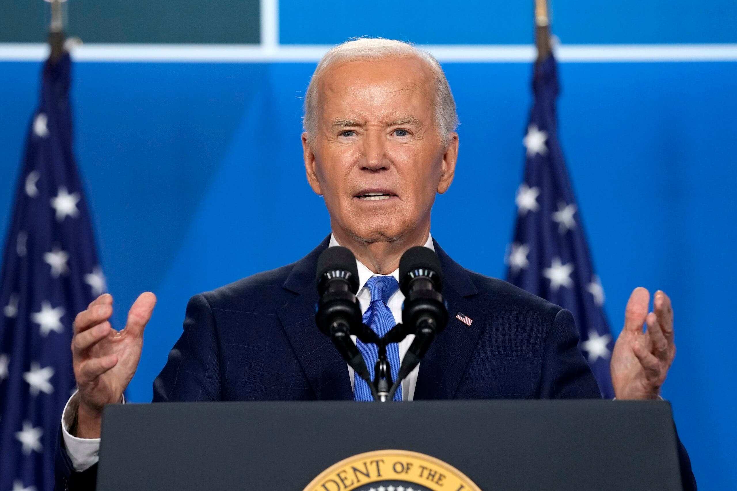 Biden rechaza las peticiones para que se retire: “Vencí a Trump una vez, lo haré otra vez»