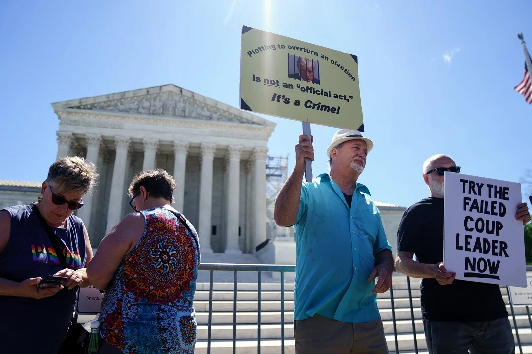 Trump califica de “victoria para la democracia” la decisión del Supremo sobre su inmunidad