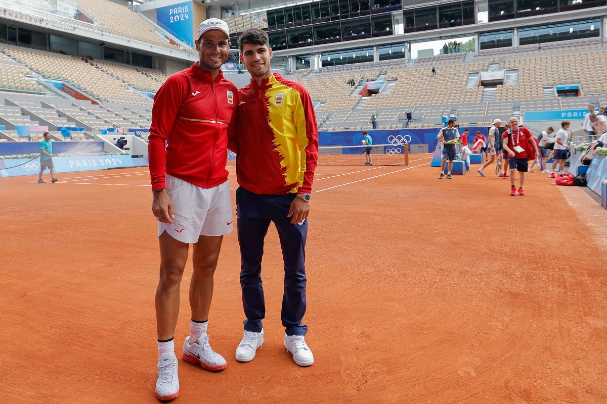 Rafael Nadal y Carlos Alcaraz, la sensación de la Villa Olímpica de París