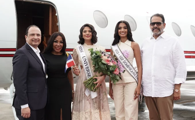 La miss universo 2023 Sheynnis Palacios visita RD