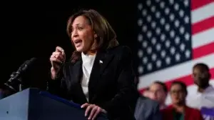 Kamala Harris arremete contra Trump y no hace mención de la polémica sobre Biden