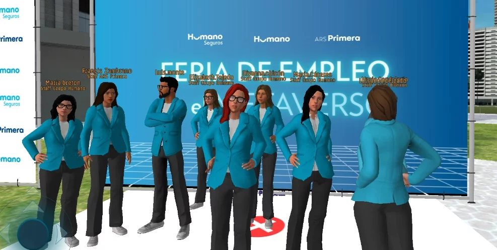 Grupo Humano con feria empleo