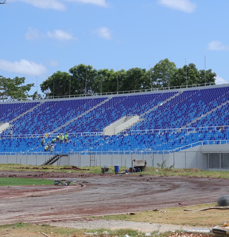 Los trabajos avanzan en Estadio Olímpico