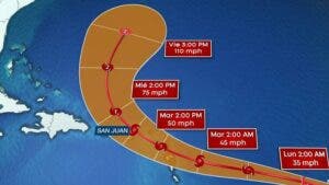 La tormenta Ernesto gana fuerza mientras se acerca a Puerto Rico y las Islas Vírgenes