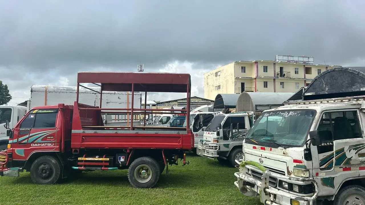 DIGESETT retiene 30 camiones por transportar personas sobre la carga en Verón y Bávaro