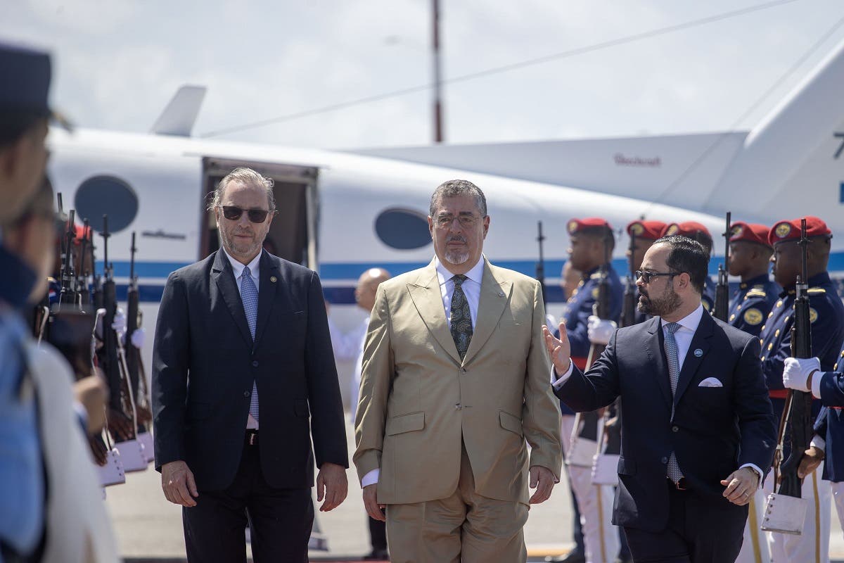 El presidente de Guatemala ya está en República Dominicana para la toma de posesión de Abinader