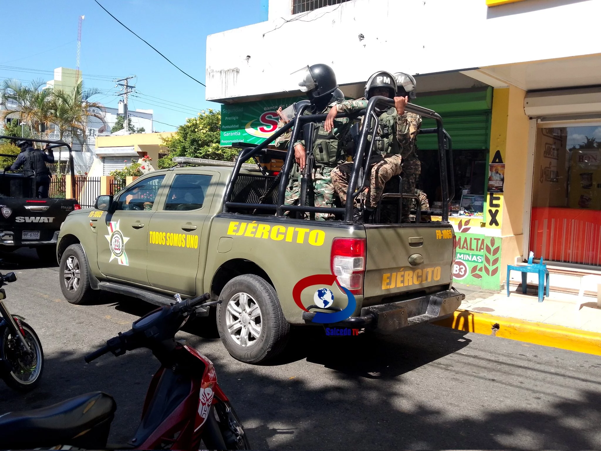 Salcedo militarizado por llamado a huelga