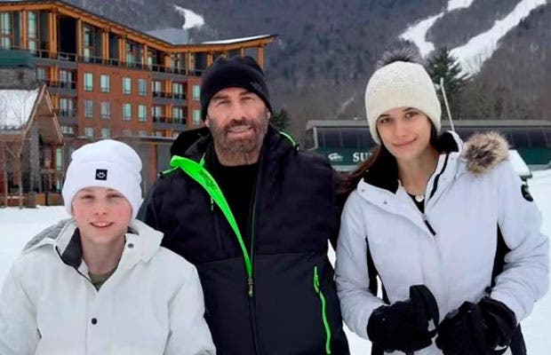 John Travolta disfrutó de unas vacaciones nevadas en la ciudad argentina de Bariloche