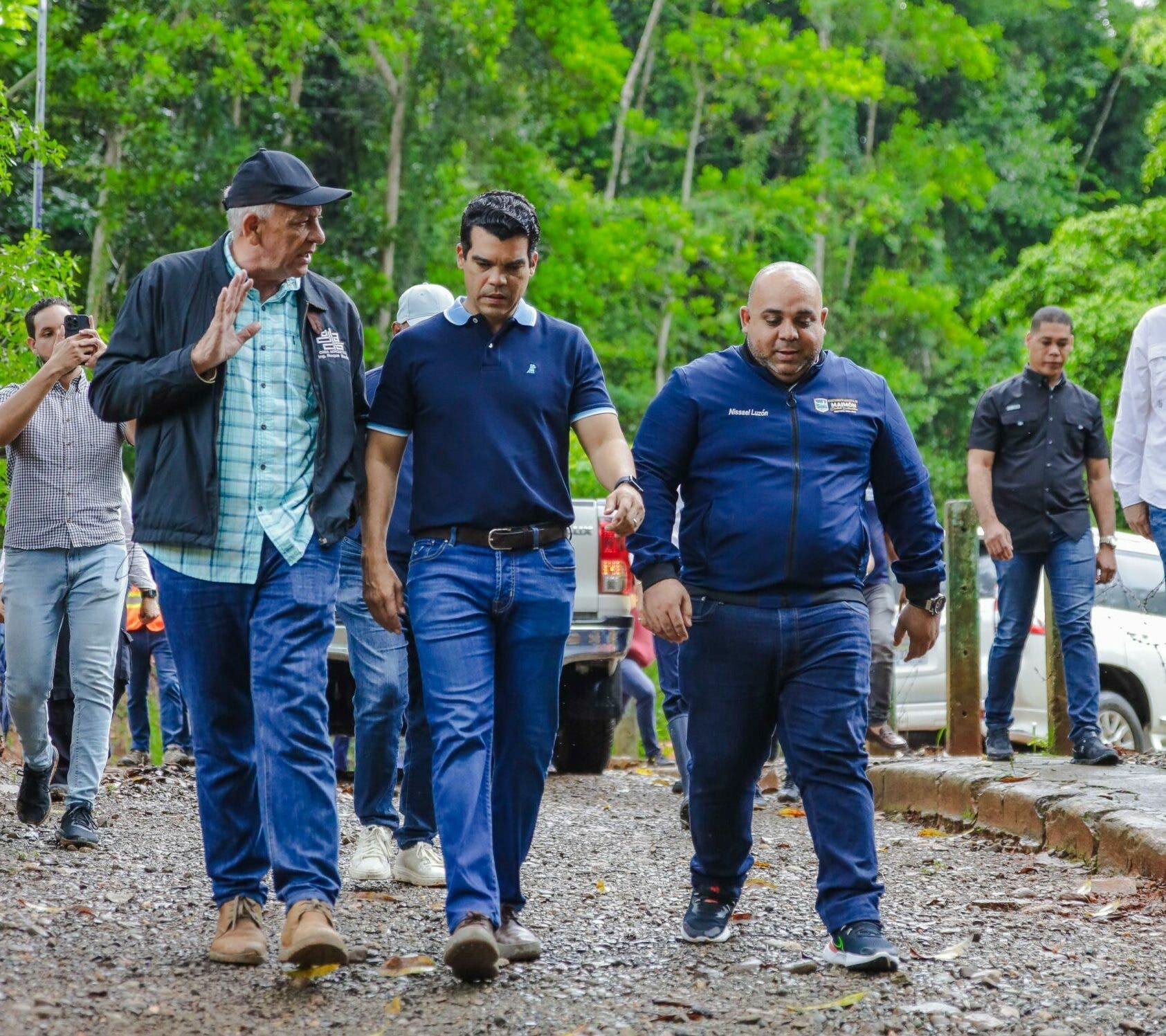 Wellington Arnaud encabeza prueba de nueva fuente de agua en Maimón