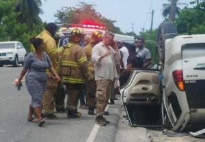 Personal que labora con Frank Perozo sufre lesiones en accidente de tránsito