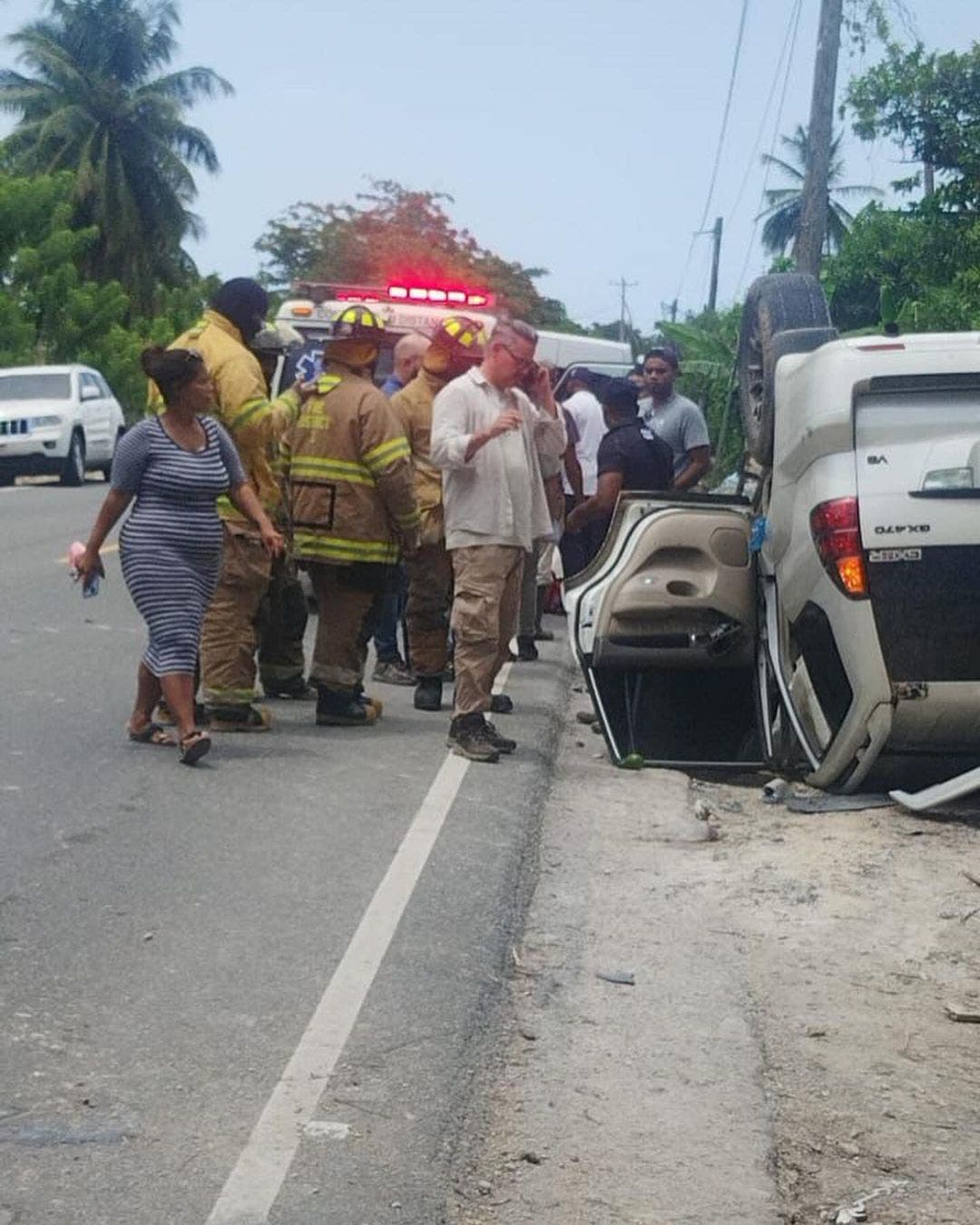 Personal que labora con Frank Perozo sufre lesiones en accidente de tránsito