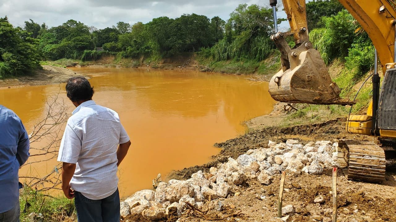 Obras del INDRHI en el Bajo Yuna buscan proteger habitantes y cultivos