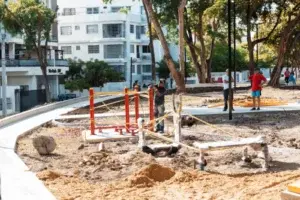 Alcaldía del Distrito Nacional trabaja simultáneamente en la construcción de seis parques