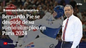 Bernardo Pie se despide de su sueño olímpico en París 2024