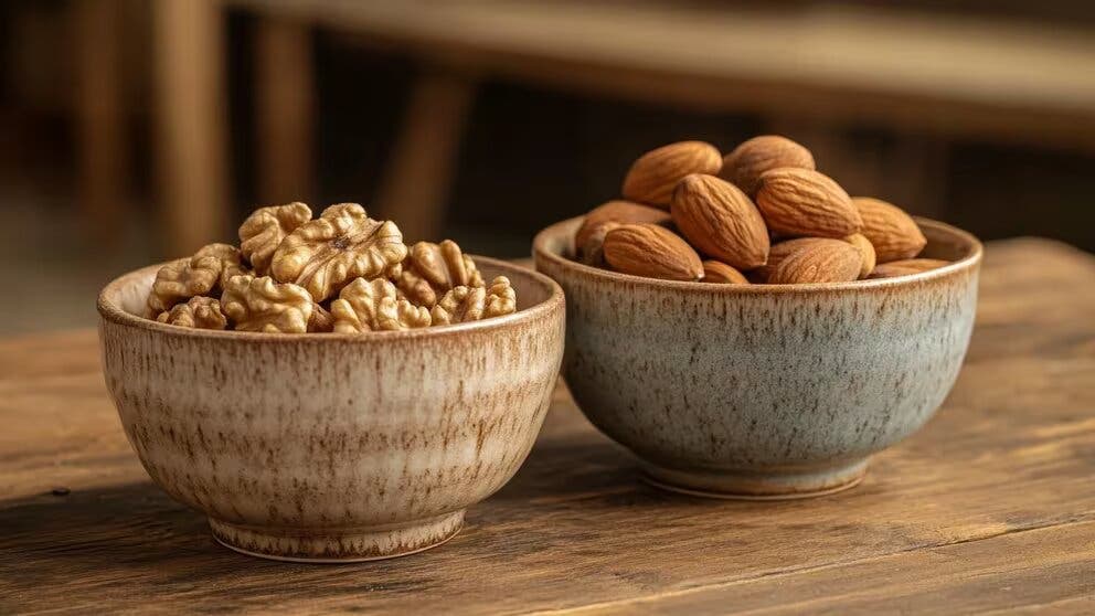 Almendras vs nueces: propiedades nutricionales y beneficios