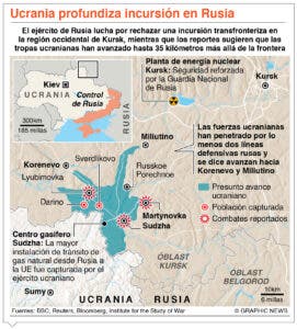 Rusia dice que mató a más de 1,300 militares de Ucrania