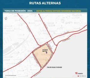 Rutas alternas por actividades toma de posesión 2024