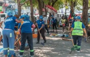 Entorno Mercado Nuevo cobra vida con aseo ADN