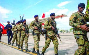 Militares Belice y Jamaica llegan a Haití