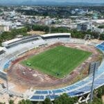 Avanzan trabajos remodelación  Estadio Olímpico Félix Sánchez