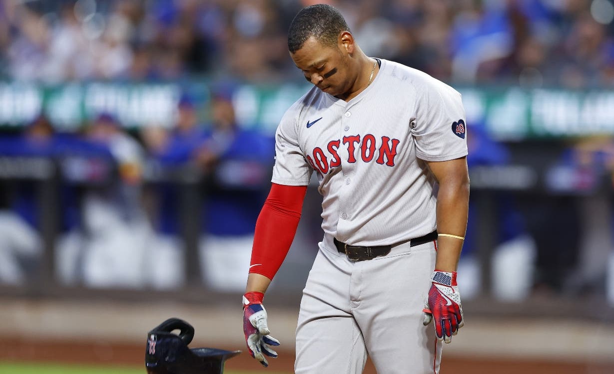 Devers está frustrado por la caída de Boston