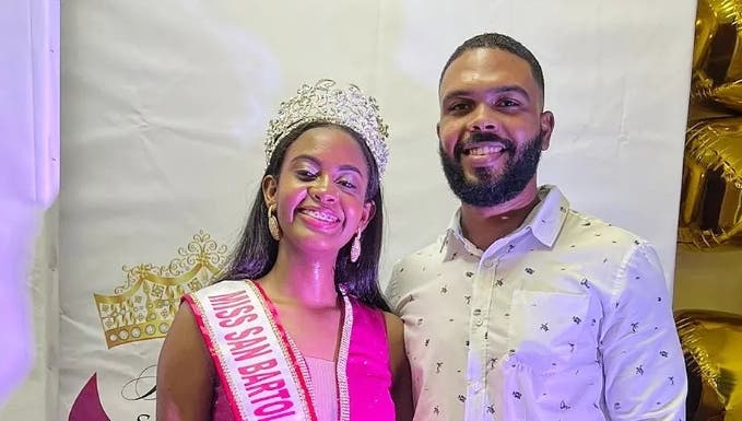 La coronación de la nueva Miss San Bartolomé 2024