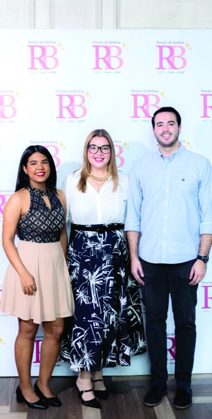 Steffi Fondeur, Jhoanna Freites y Andrés Alguacil.