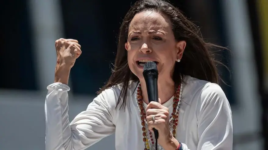 María Corina Machado dice que está en un «lugar seguro» tras denuncia de «retención»