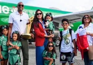 Horford cumple su palabra trayendo el trofeo Larry O´Brien a República Dominicana