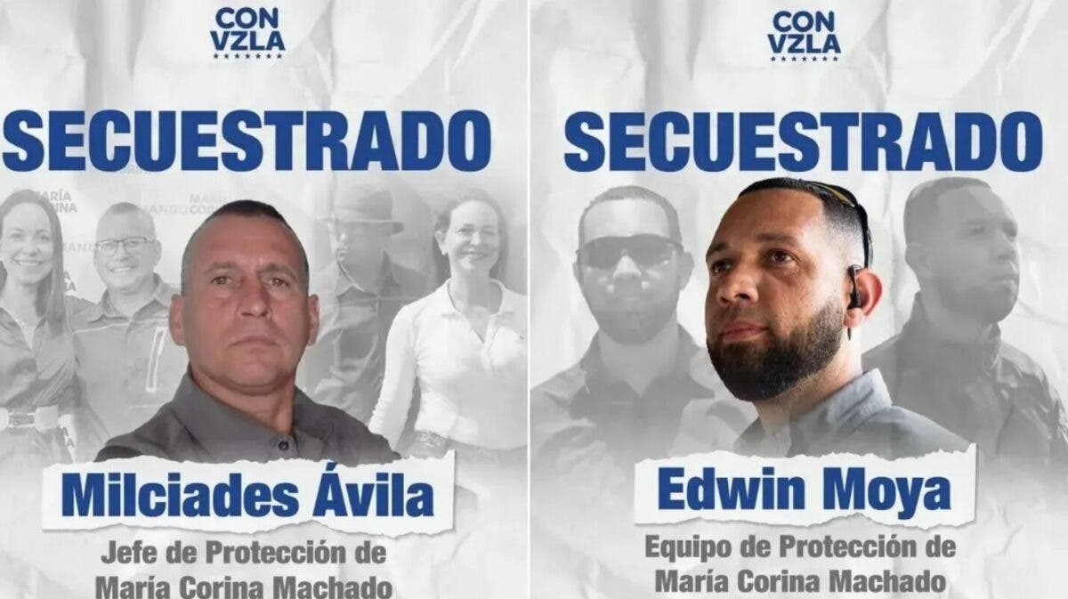 Antichavismo denuncia la detención de dos miembros del equipo de seguridad de Machado